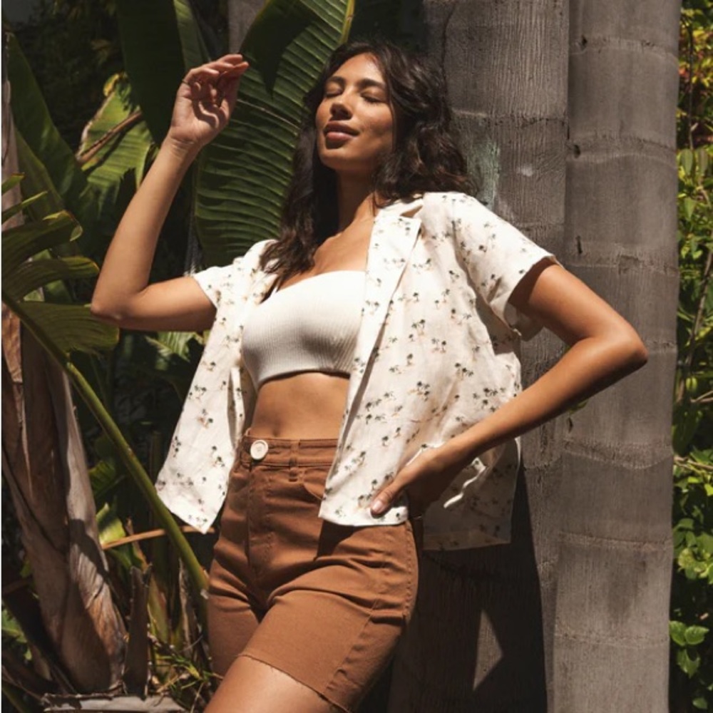 NWT Whimsy + Row | Natasha Short | Mushroom | Size 30